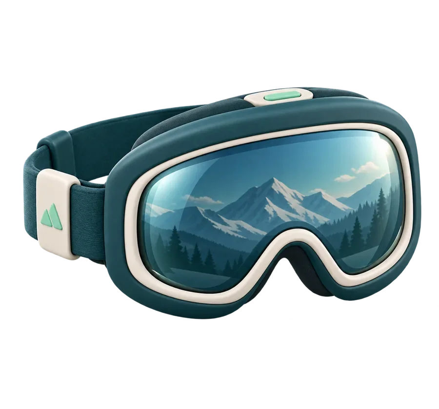 Illustration : masque de ski